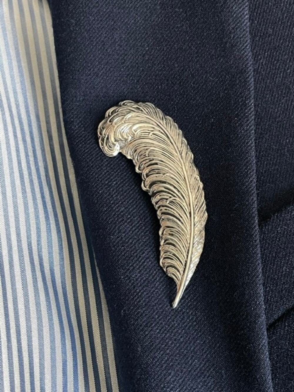 Vintage 1960s brooch Sarah Coventry Feather Pin Mad Men Style Elegant Classic